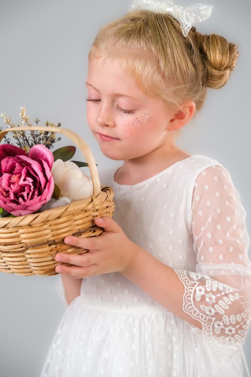 Dream Luxury Dantel Kız Çocuk Elbise MNK0327