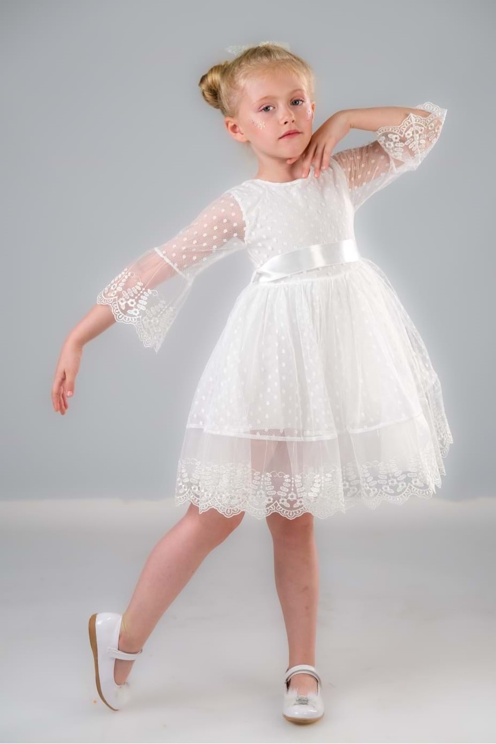 Dream Luxury Dantel Kız Çocuk Elbise MNK0327