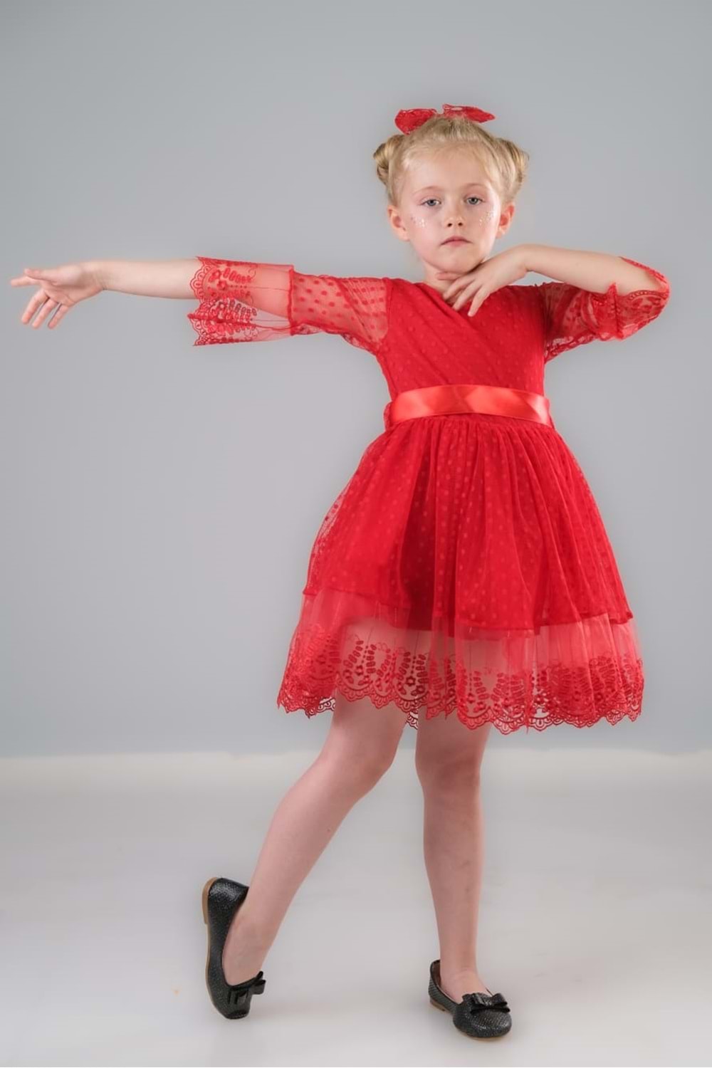 Dream Luxury Dantel Kız Çocuk Elbise MNK0327
