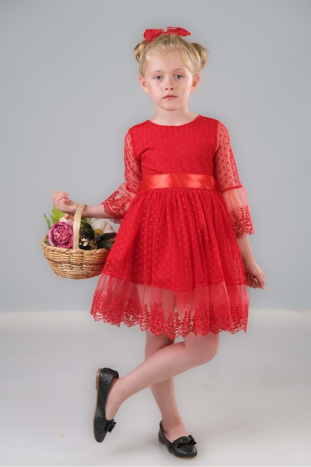 Dream Luxury Dantel Kız Çocuk Elbise MNK0327