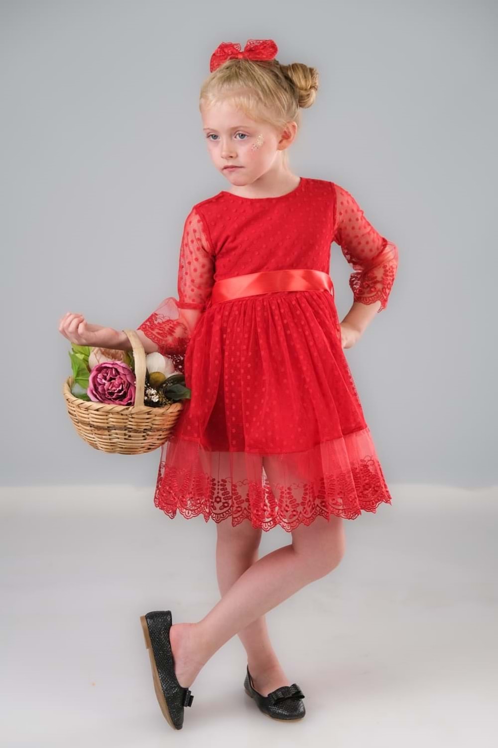 Dream Luxury Dantel Kız Çocuk Elbise MNK0327