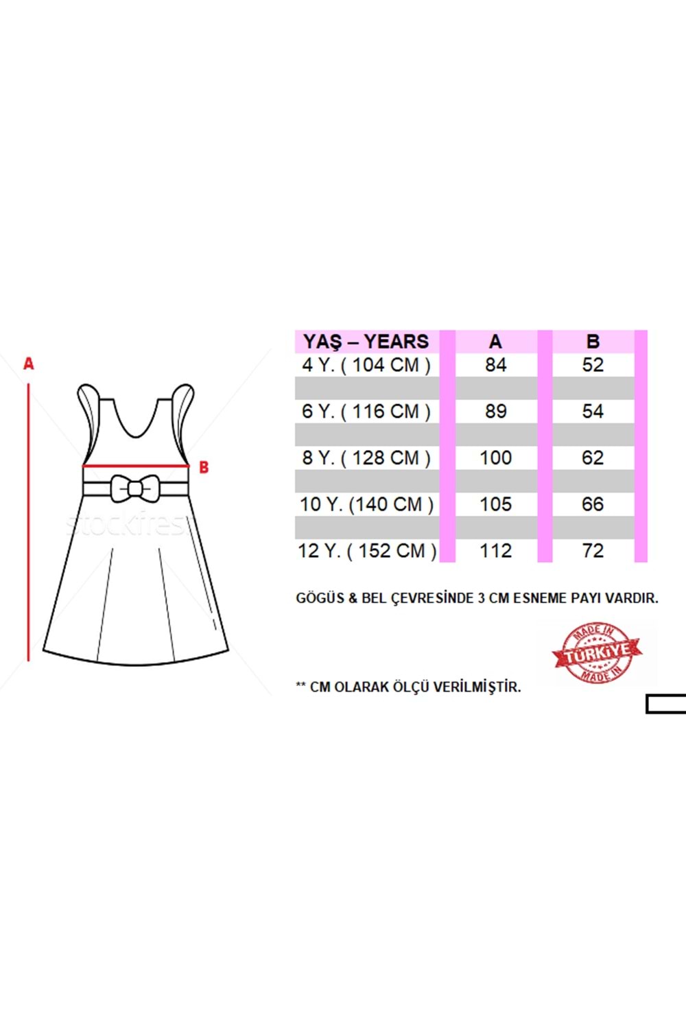 Sırt Gipeli Tütü Etek Kız Çocuk Saten Parti Abiye Elbise MNK0340