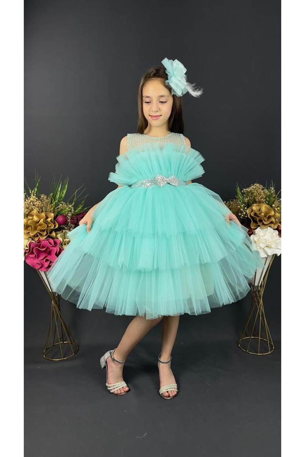Buket Model Kız Çocuk Abiye