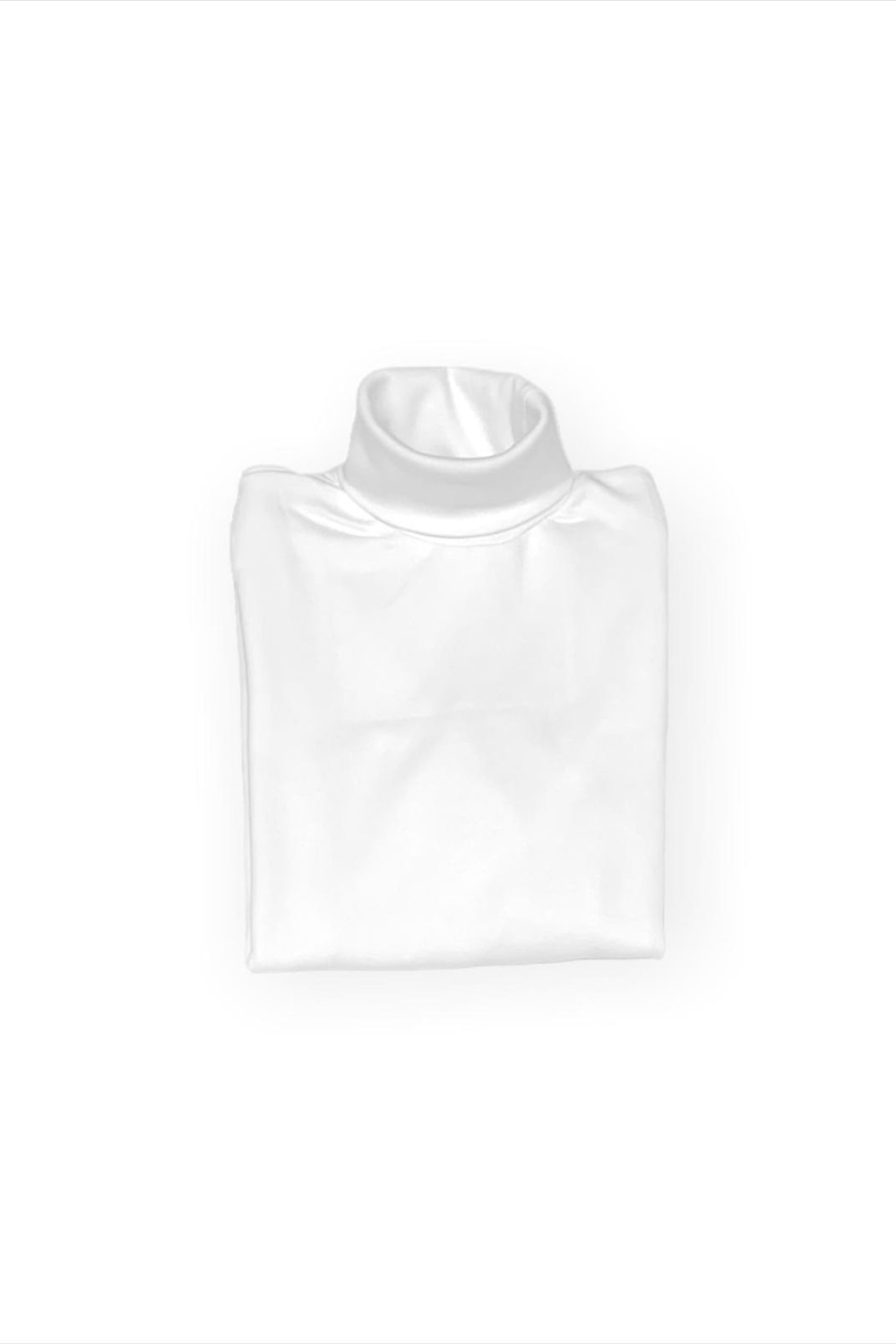 Tam Balıkçı Yaka Boğazlı Penye Kız Çocuk Okul T-Shirt MNK0385