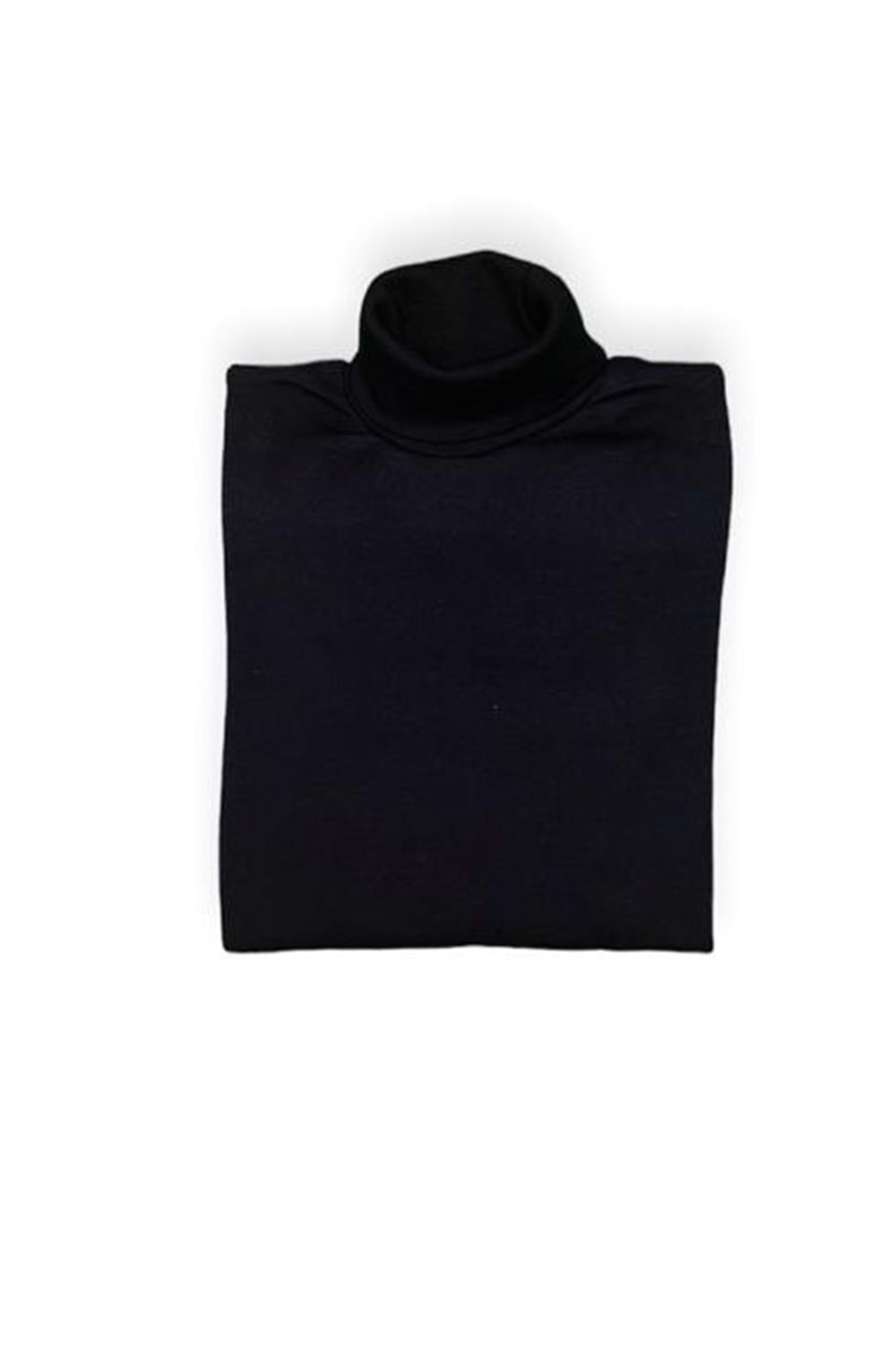 Tam Balıkçı Yaka Boğazlı Penye Kız Çocuk Okul T-Shirt MNK0385