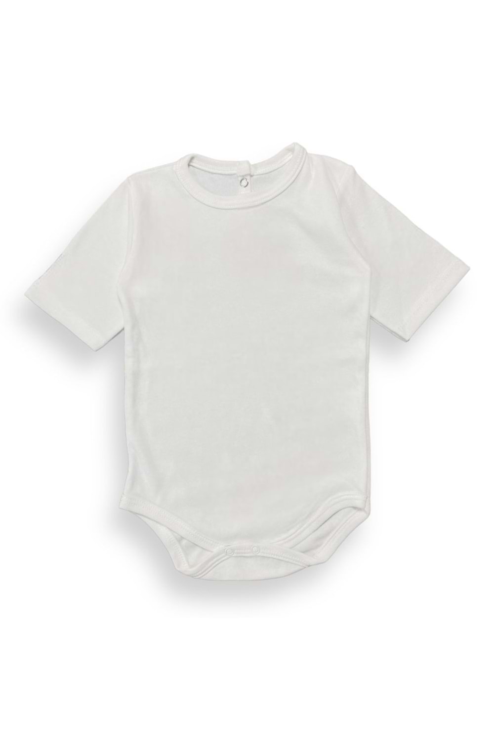 Bebek Çıtçıtlı Kısa Kol Zıbın Badi MNK0457