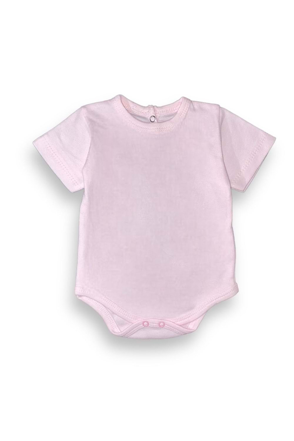 Bebek Çıtçıtlı Kısa Kol Zıbın Badi MNK0457
