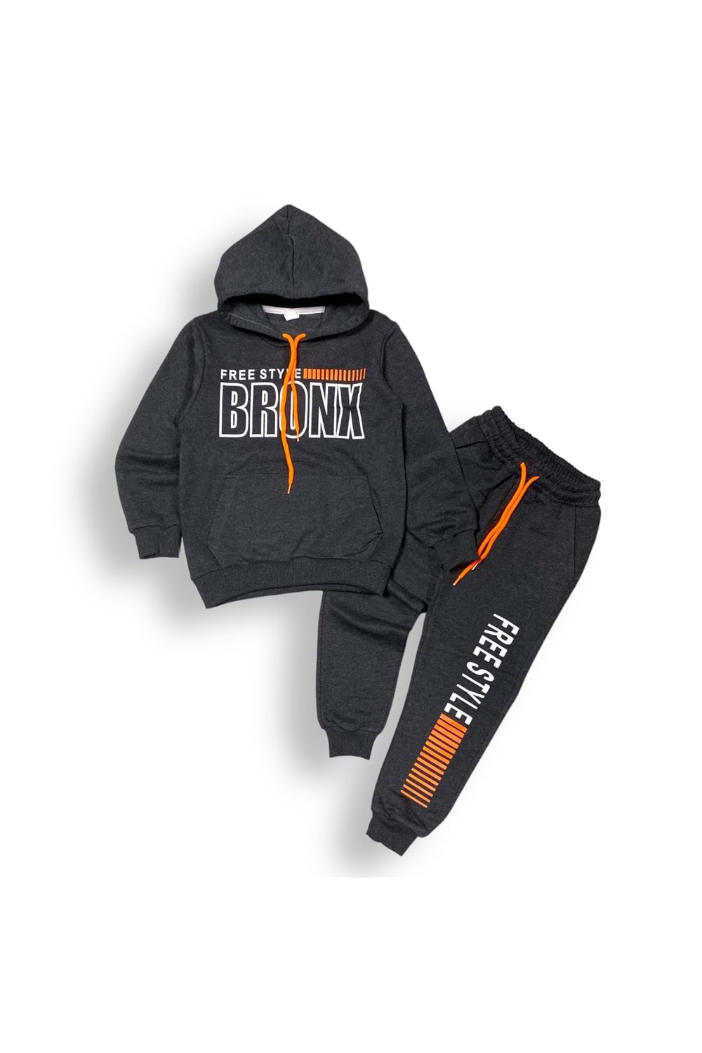Bronx Şardonlu Füme Renk İkiiplik Eşofman Takım MNK0459
