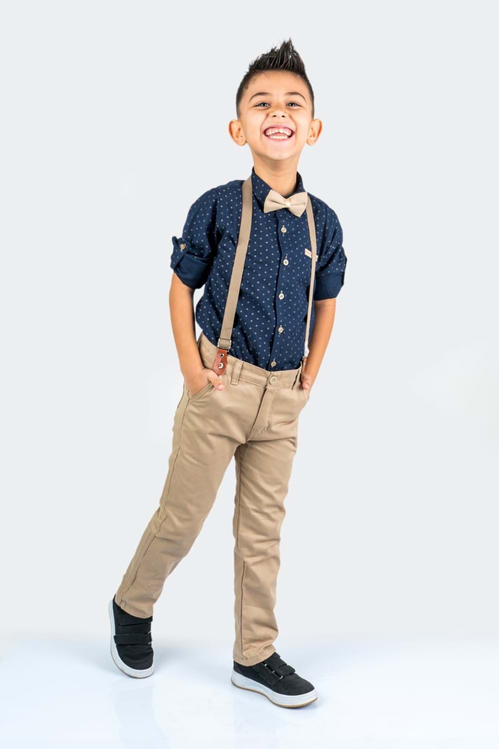 Baskılı Oxford Erkek Çocuk Takım MNK0479
