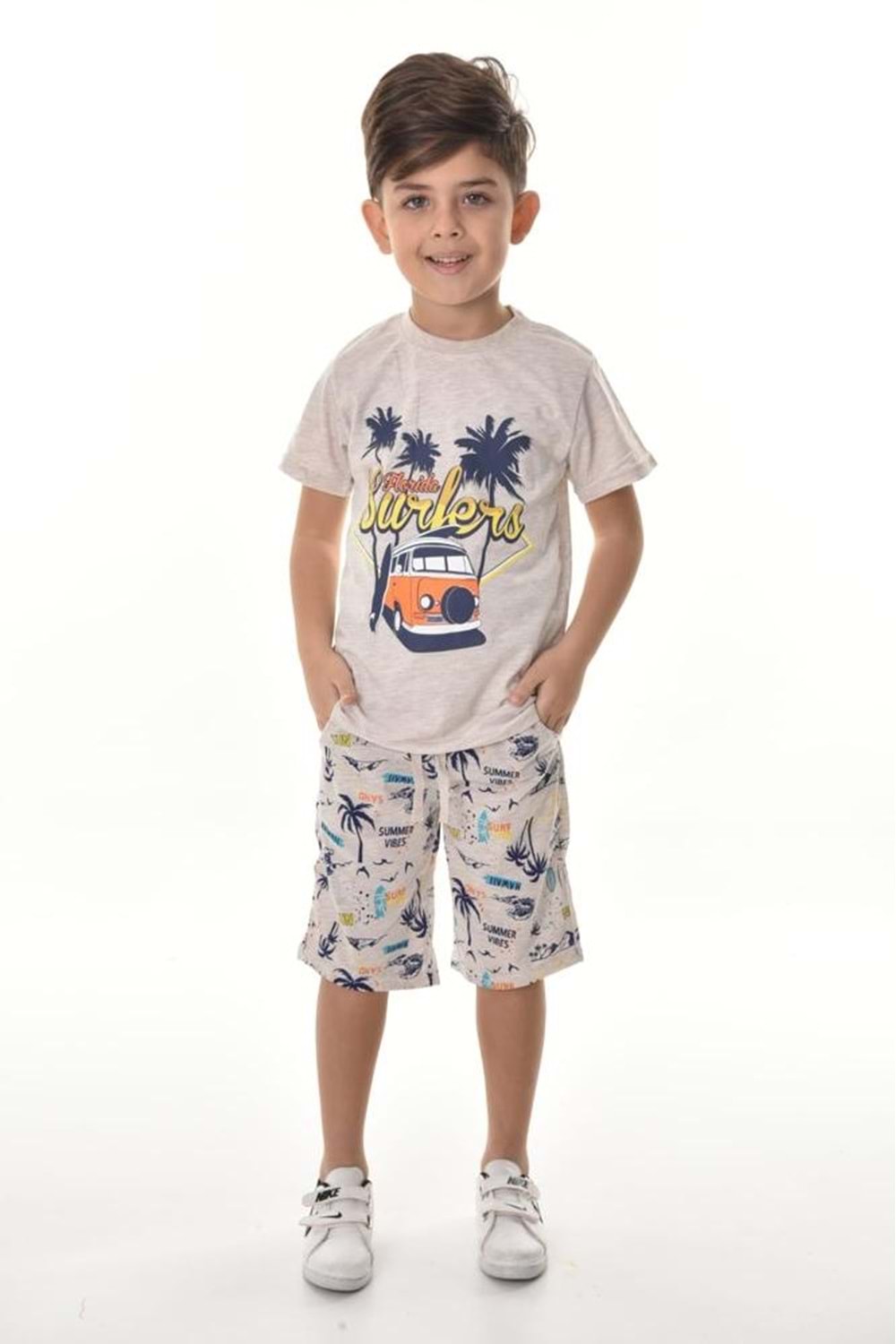 Florida Şortlu Erkek Çocuk Takım MNK0494