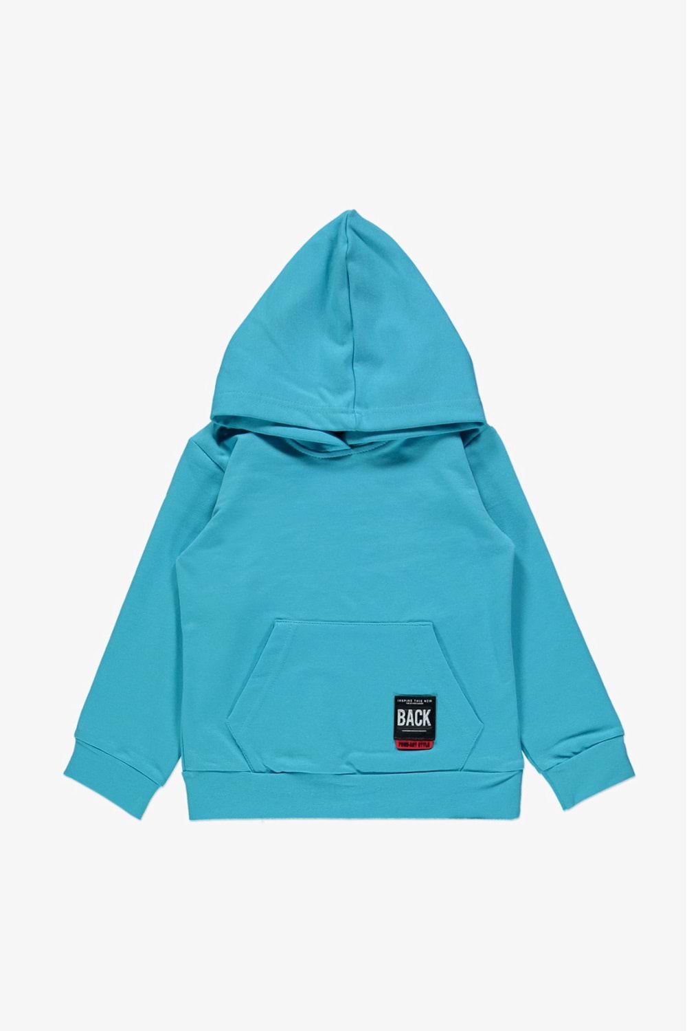 Back Armalı Kanguru Cepli Kapüşonlu Çocuk Eşofman MNK0509