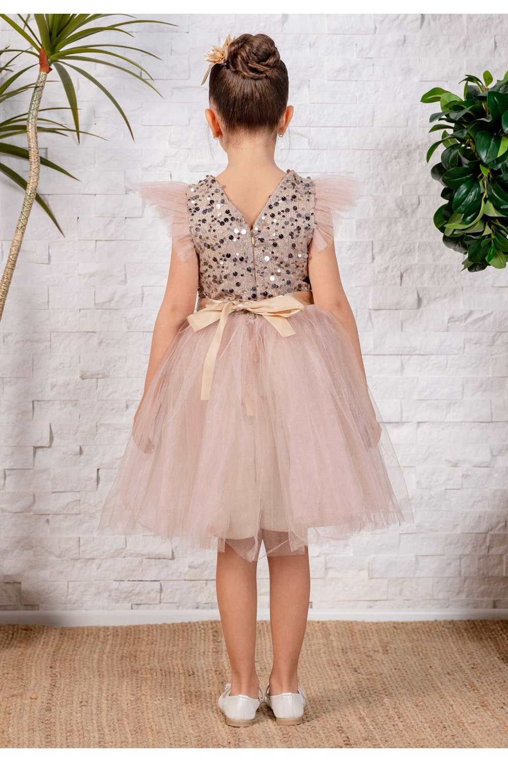 Tüllü Kız Çocuk KPL Elbise MNK0526