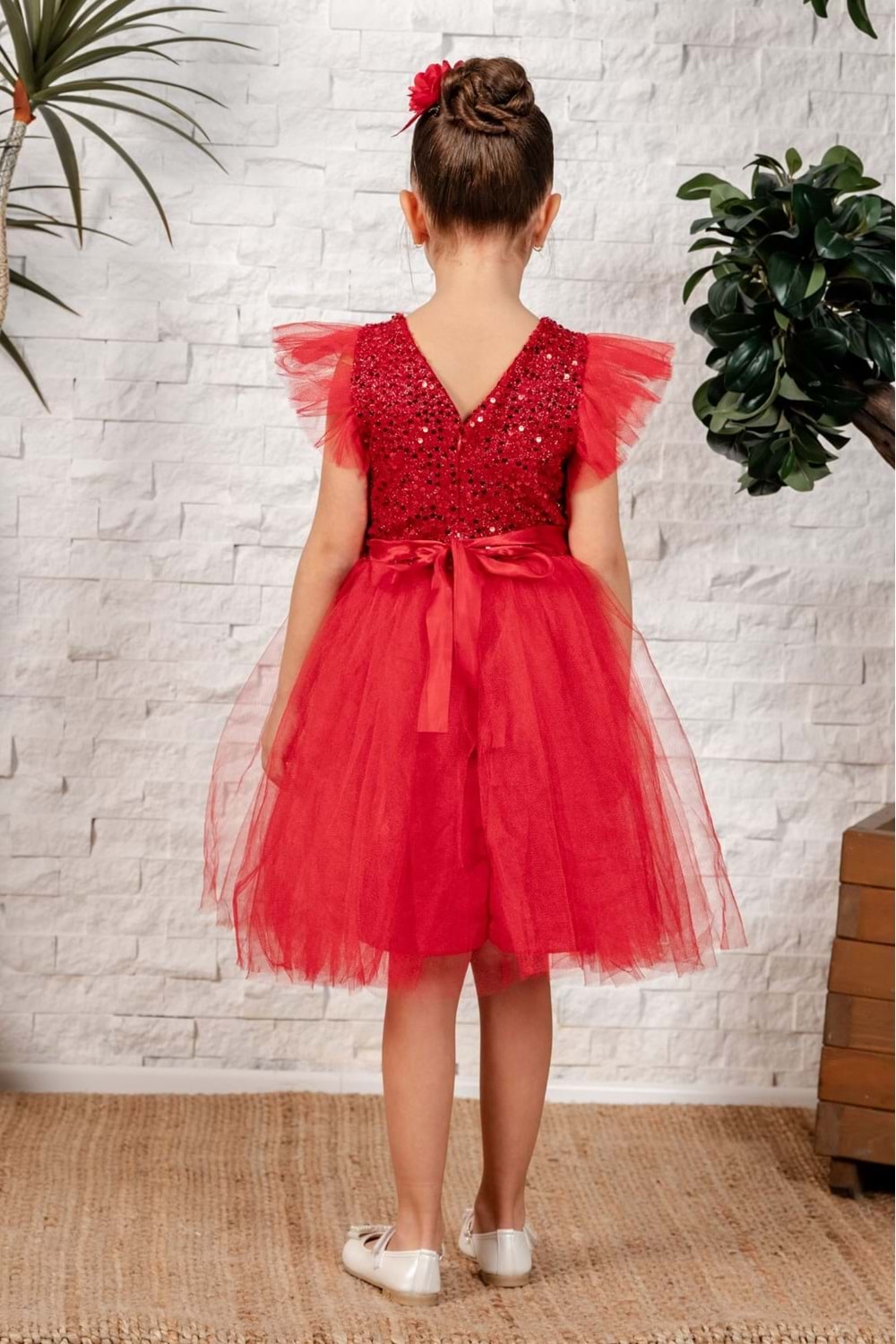 Tüllü Kız Çocuk KPL Elbise MNK0526