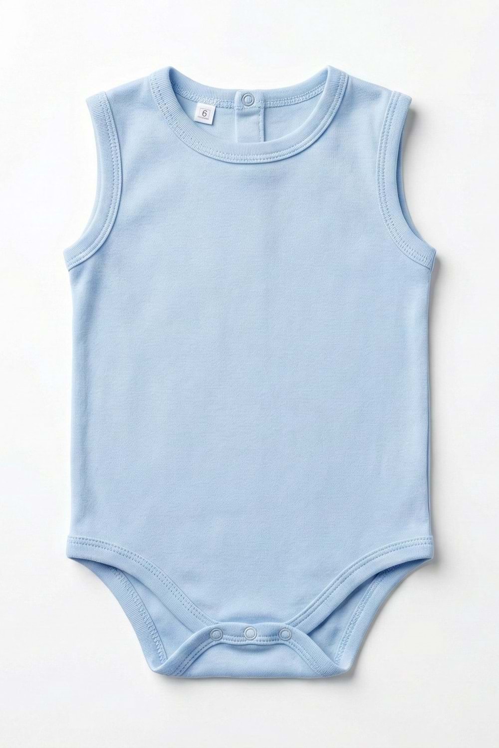 Bebek Çıtçıtlı Kolsuz Zıbın Badi MNK0527