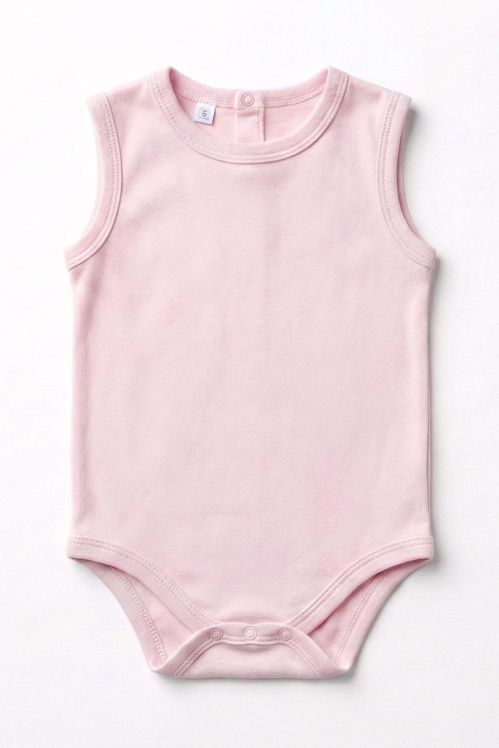 Bebek Çıtçıtlı Kolsuz Zıbın Badi MNK0527