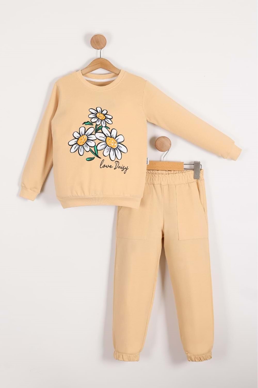 Papatya Motif Kız Çocuk Eşofman MNK0620