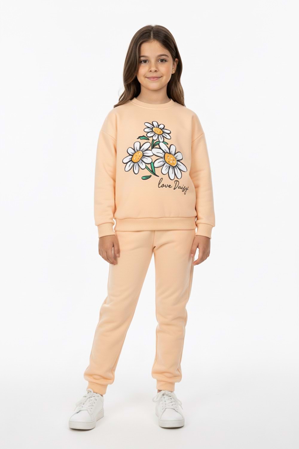 Papatya Motif Kız Çocuk Eşofman MNK0620