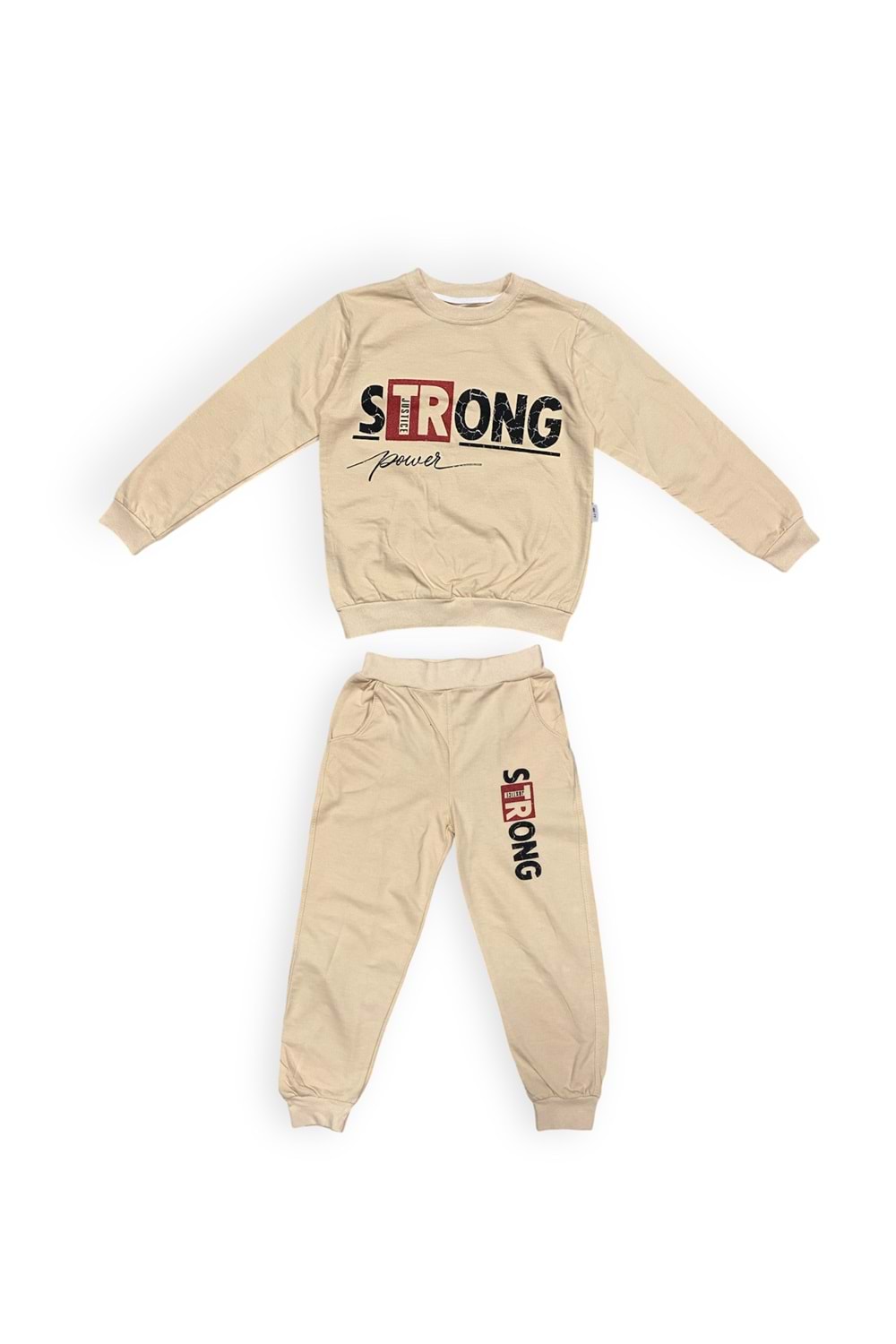 Strong Motif Kız Çocuk Eşofman MNK0625