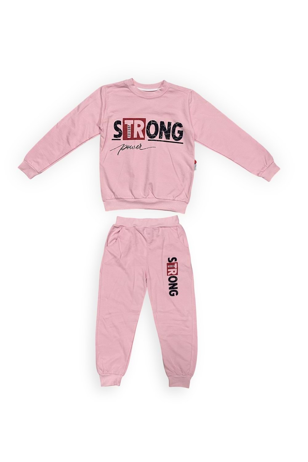 Strong Motif Kız Çocuk Eşofman MNK0625