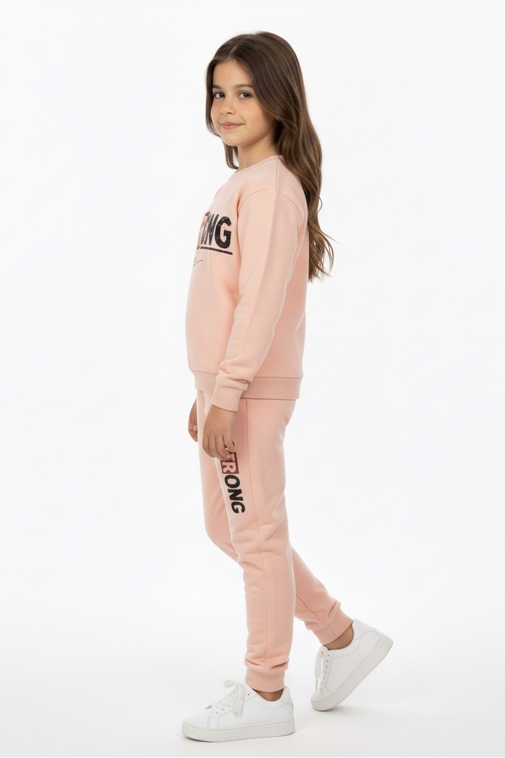 Strong Motif Kız Çocuk Eşofman MNK0625