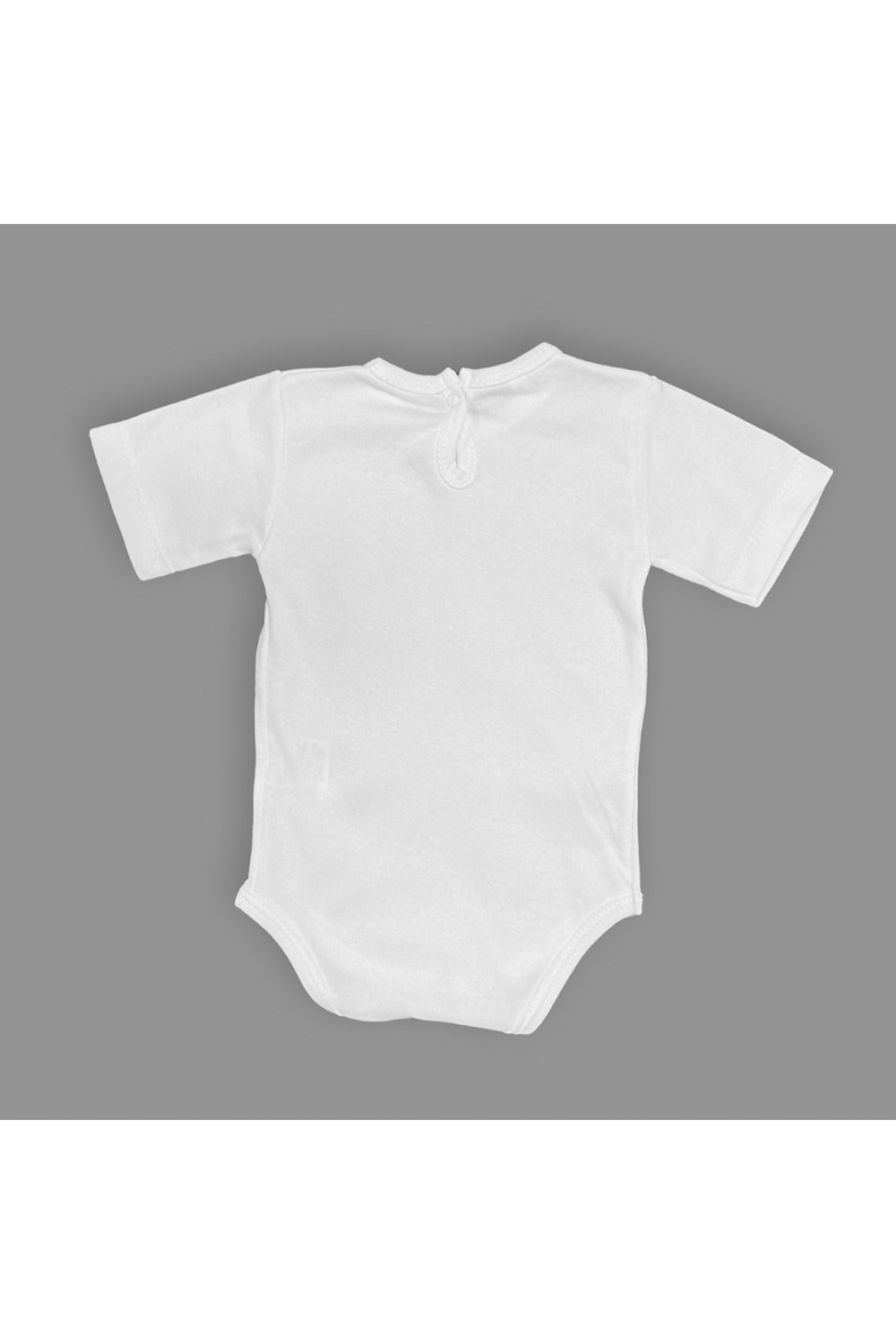 Baskılı Tost Kedi Bebek Çıtçıtlı Body - MNK0660-BEYAZ-6 AY