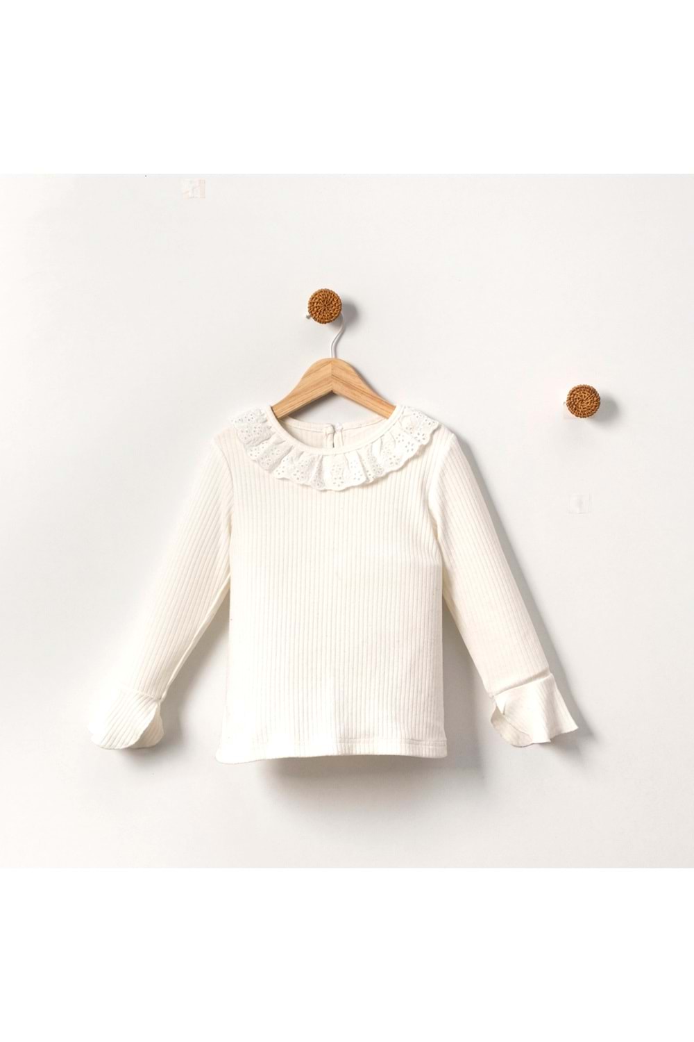 Ekose Desen Kız Çocuk Salopet Etekli Badili Takım MNK2148