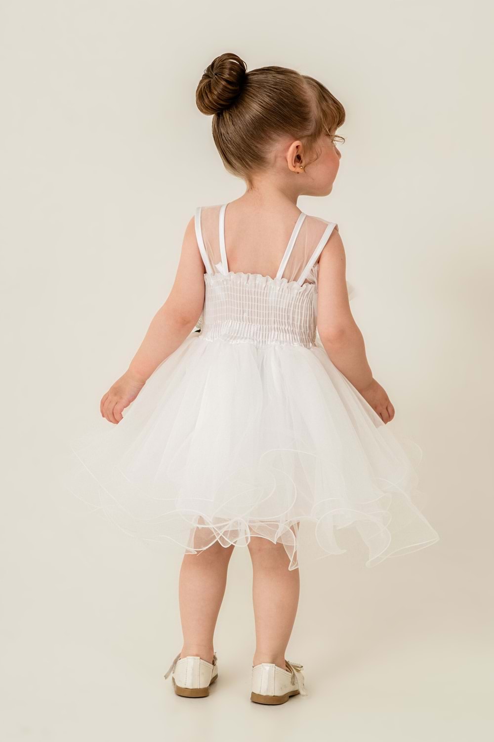 Kız Çocuk Tütülü Vena Elbise MNK285