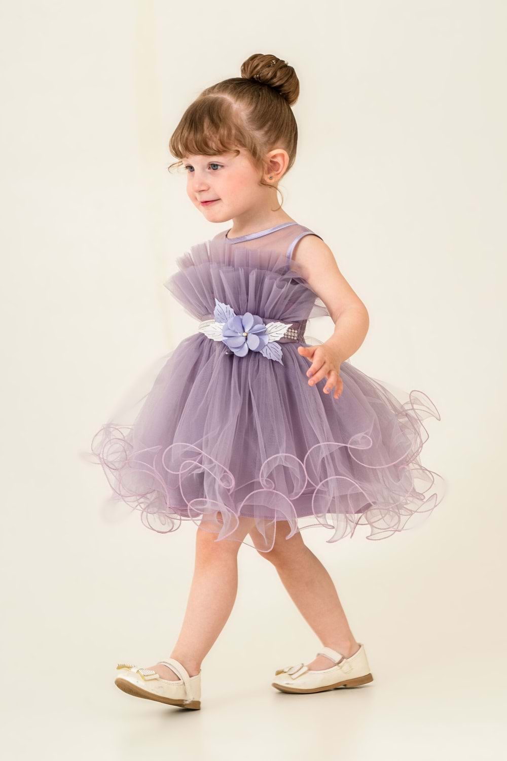 Kız Çocuk Tütülü Vena Elbise MNK285