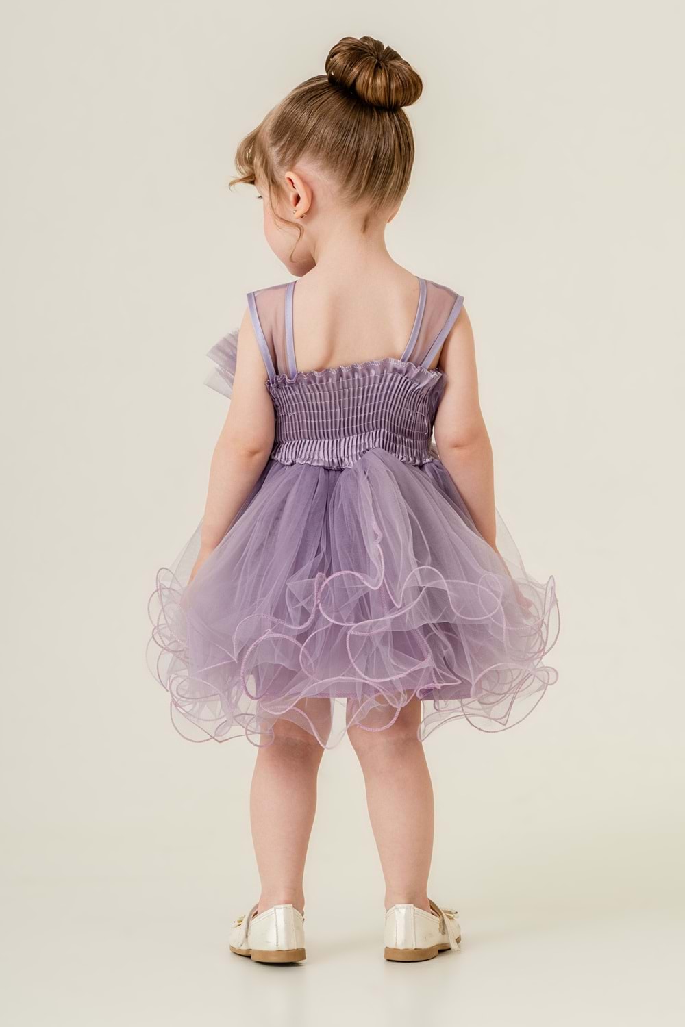 Kız Çocuk Tütülü Vena Elbise MNK285