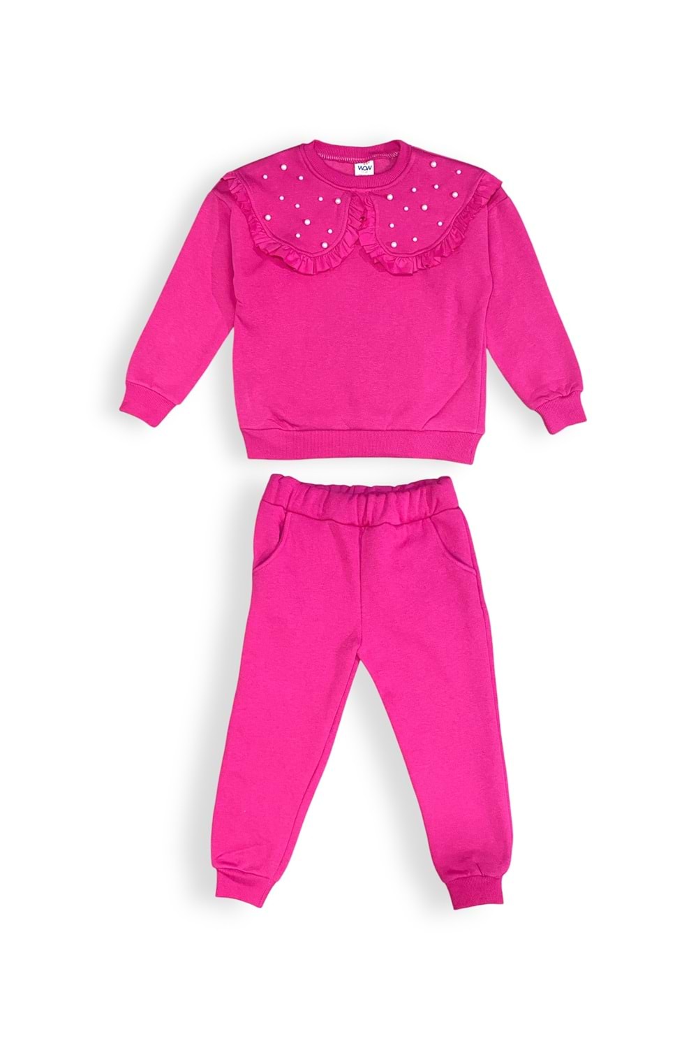 3iplik İçi Polarlı incili Kız Çocuk Eşofman MNK414418