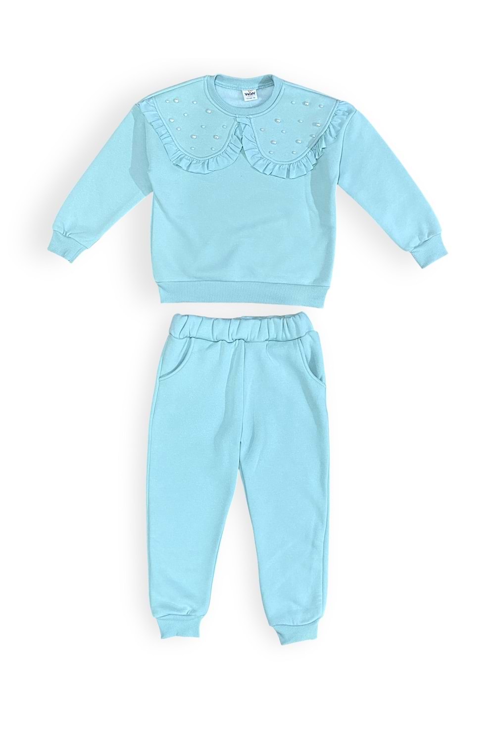 3iplik İçi Polarlı incili Kız Çocuk Eşofman MNK414418