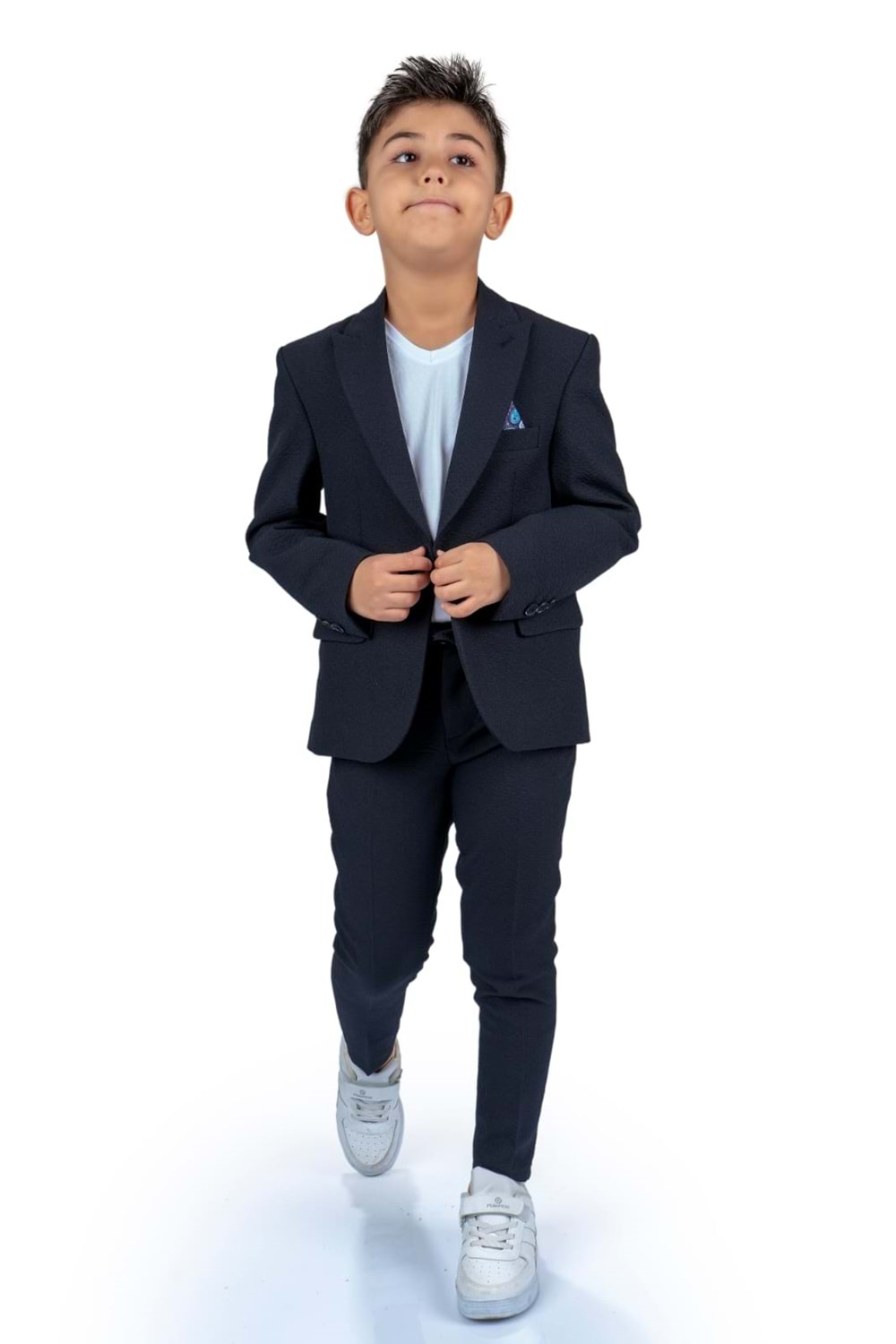 Spor Çocuk Ceket, Tişört , Jogger Pantolonlu Takım MNK5682