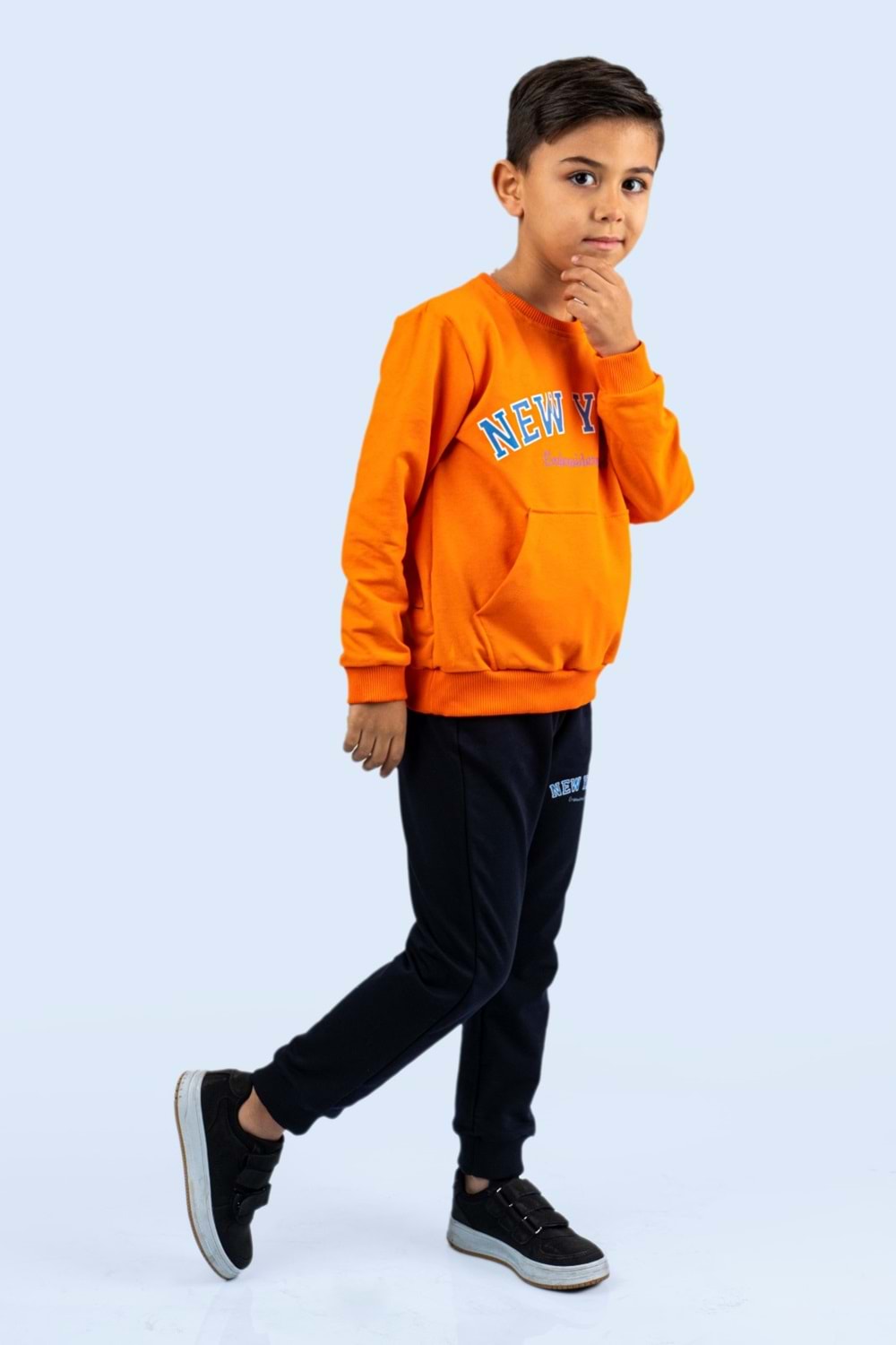 Newyork Baskılı Eşofman Takım MNKDM1001-NY