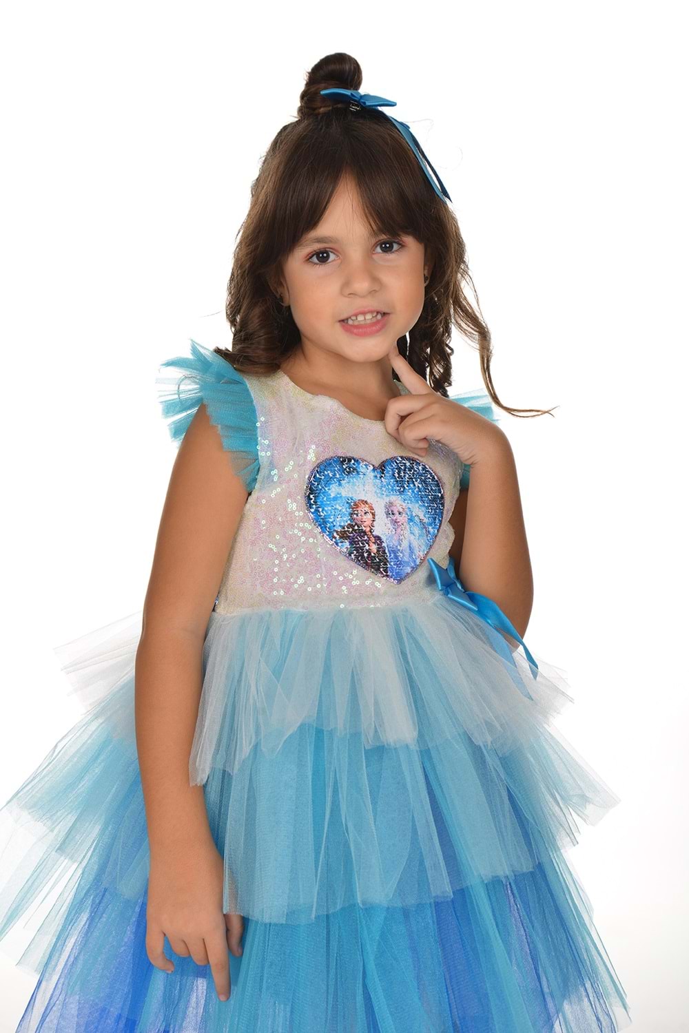 Pul Payetli Tütü Parti Elbisesi