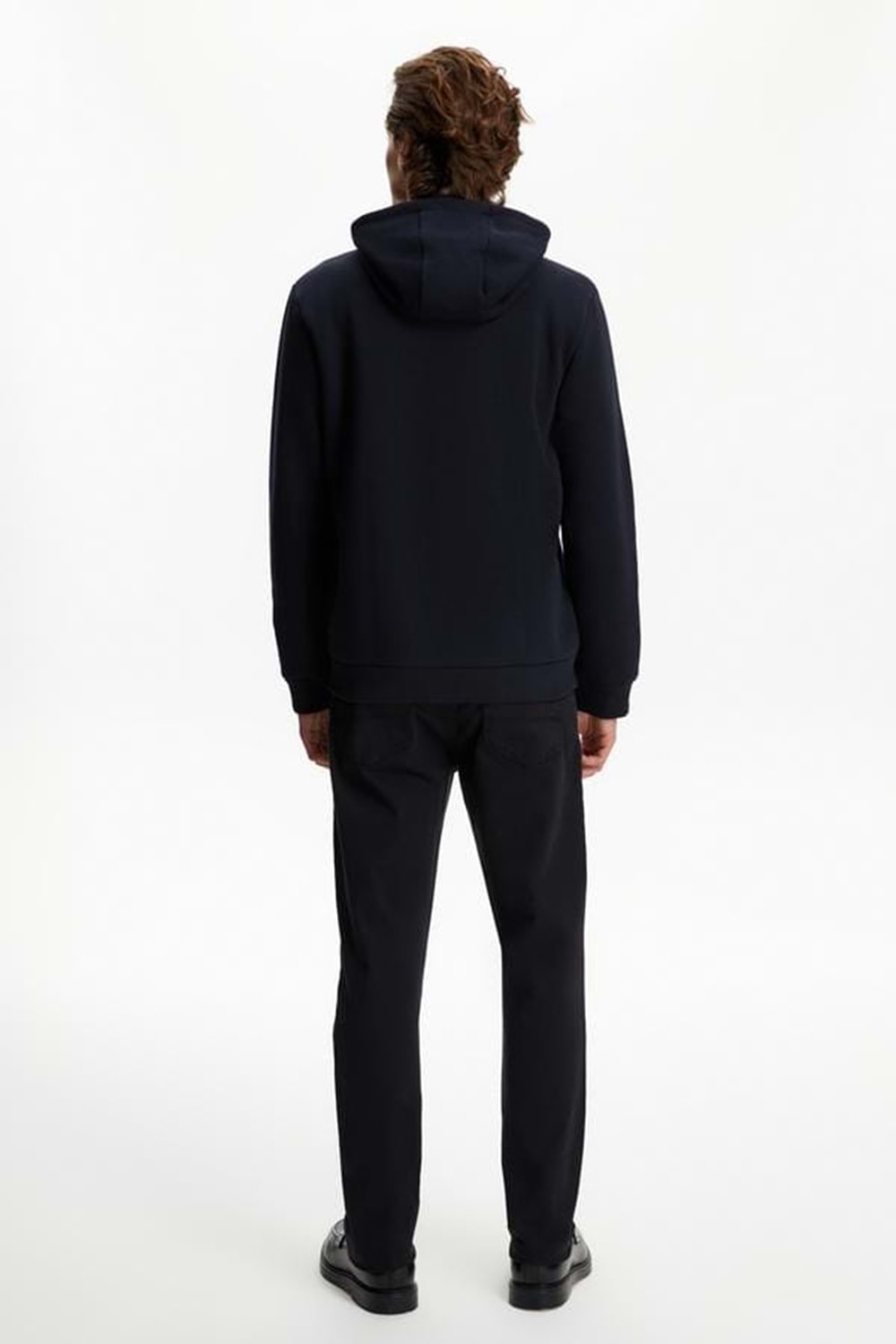 Erkek Sweatshirt Pamuklu Standart Fit Normal Kesim İçi Polarlı 2 İplik Kapüşonlu