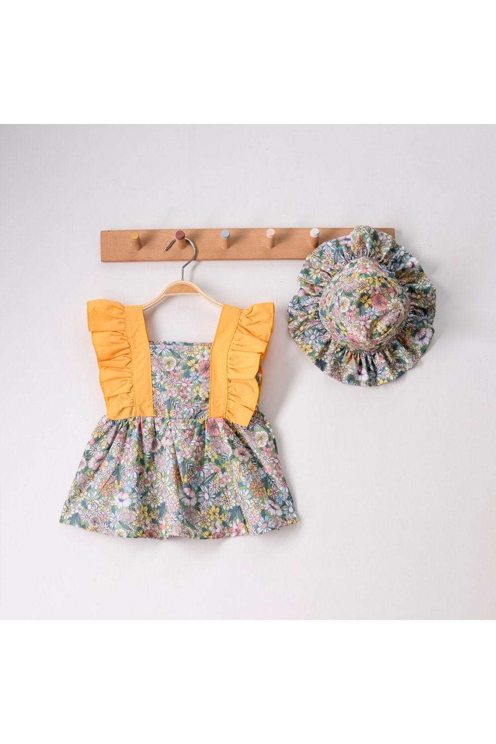 Kız Bebek Pamuklu Çıtır Bebek Elbise TF7313
