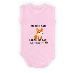 En Azından Babam Kadar Kurnazım Bebek Çıtçıtlı Body MNK0628