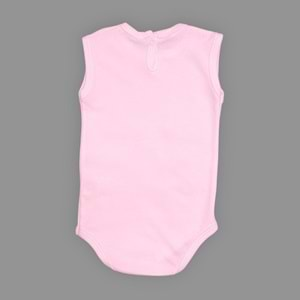 Baskılı Kahve Seven Kediler Bebek Çıtçıtlı Body - MNK0659-AÇIK PEMBE-1 YAŞ