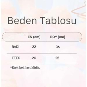 Kız Bebek Tütü Etekli Badili Melek Kanat Takım PNPN1122