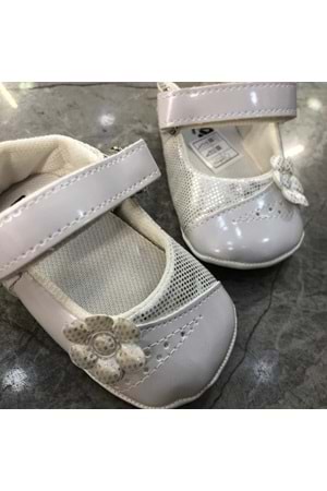 Funny Baby Beyaz Kız Babet Ayakkabı