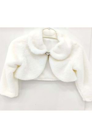 Pelüş Uzun Kol Kız Çocuk Bolerosu M00681