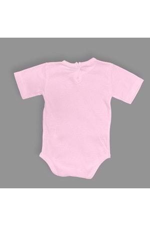 Kalpli Kedi Baskılı Bebek Çıtçıtlı Body Uzun Kısa Kolsuz