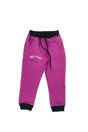 New York Baskılı Kız Çocuk Eşofman M00693