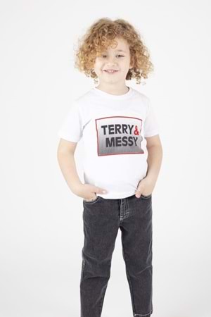 Kot Erkek Çocuk Ceket, Pantolon Ve Tişörtlü Takım M00694