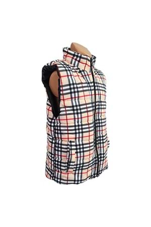 Erkek Çocuk Kapüşonsuz Cepli Trend Şişme Yelek M00708