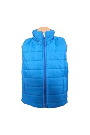 Erkek Çocuk Kapüşonsuz Cepli Trend Şişme Yelek M00708