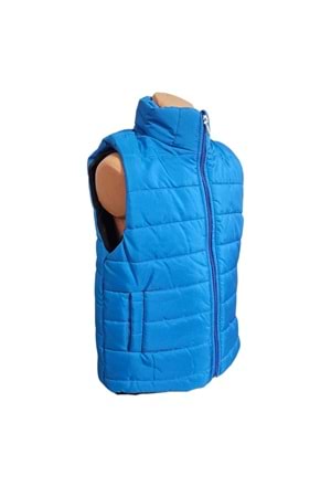 Erkek Çocuk Kapüşonsuz Cepli Trend Şişme Yelek M00708