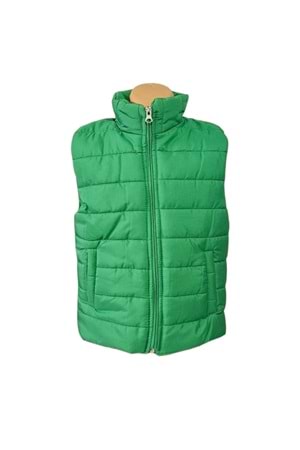 Erkek Çocuk Kapüşonsuz Cepli Trend Şişme Yelek M00708