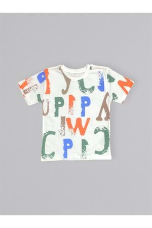 Baskılı Erkek Çocuk Tişört Şortlu Takım M00715