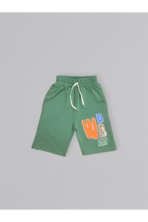 Baskılı Erkek Çocuk Tişört Şortlu Takım M00715